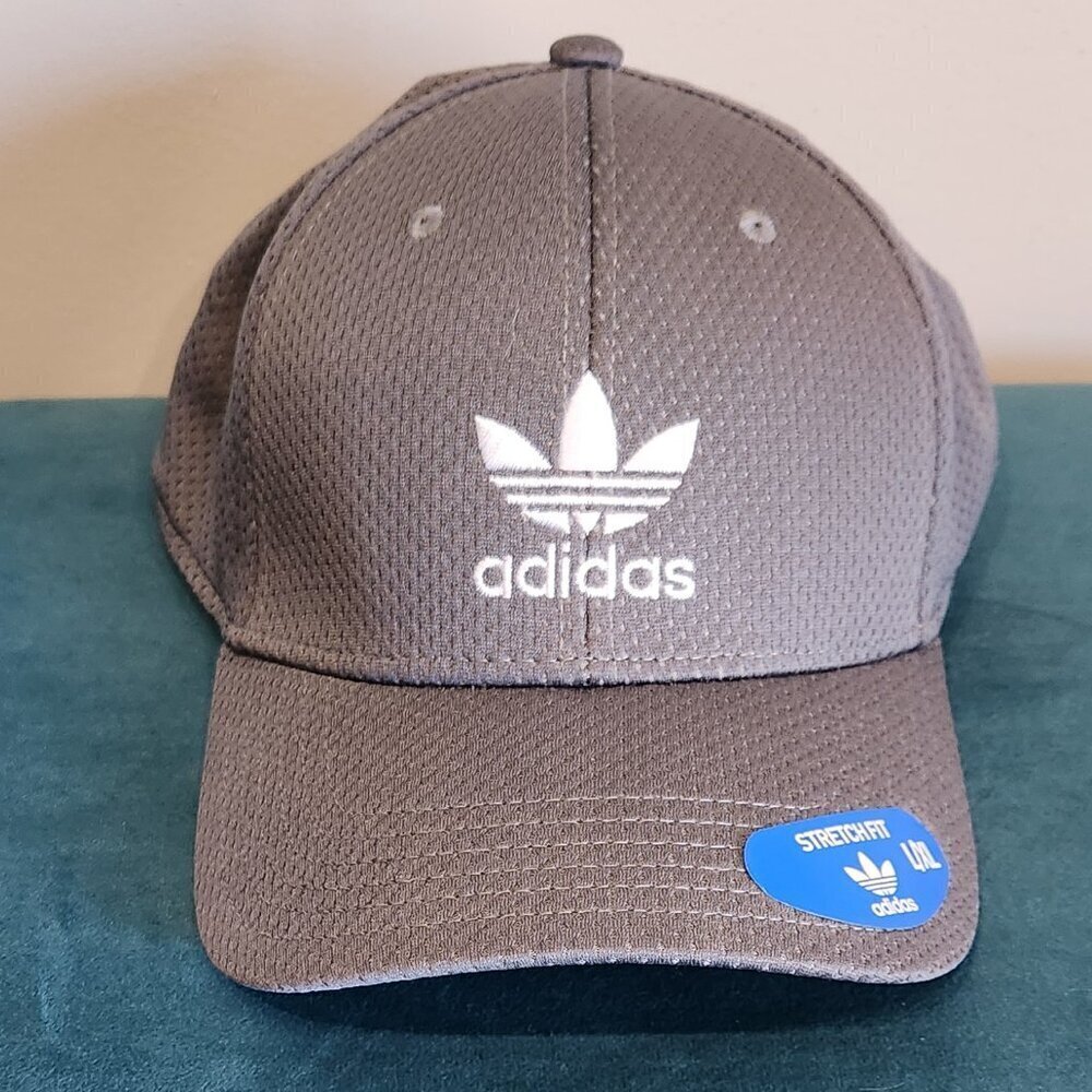 NWT Adidas StretchFit Hat - Grey - L/XL